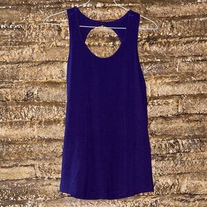 ZYIA Deep Purple Twist Tank Top